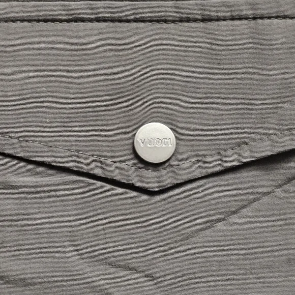 Vuori Morrow Sherpa Jacket Men Small Dark Oregano Green Long Sleeve Full Zip - Picture 7 of 15